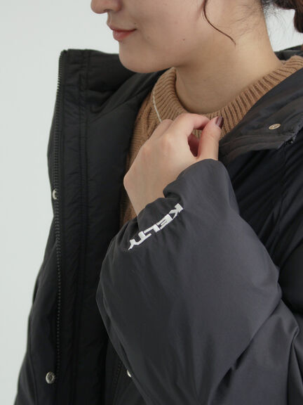 【KELTY×Samansa Mos2】インサレーションミドルコート（ブラック/ミント/クリーム）｜Samansa Mos2（サマンサ モスモス）通販