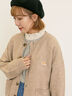 【KELTY×Samansa Mos2】クルーネックカーディガン(チャコールグレー/レッド/ベージュ/イエロー)|Samansa Mos2(サマンサ モスモス)通販