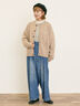 【KELTY×Samansa Mos2】クルーネックカーディガン(チャコールグレー/レッド/ベージュ/イエロー)|Samansa Mos2(サマンサ モスモス)通販