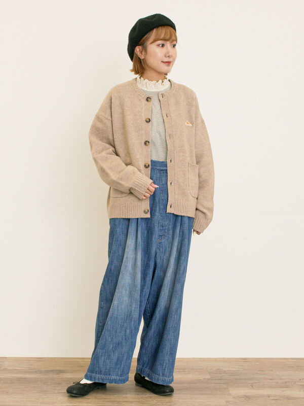 モズク様へ KELTY×Samansa Mos2】クルーネックカーディガン