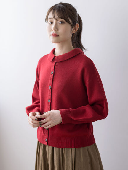 カーディガン(レッド/赤系)｜Samansa Mos2（サマンサ モスモス）公式通販