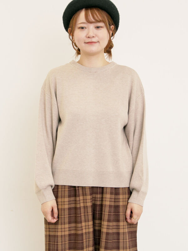 セール】 【ゆべし×Samansa Mos2】マルチWAYニット（ブラック/レッド