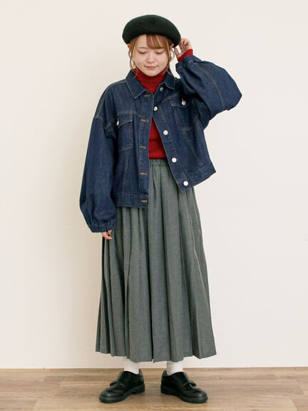 【ゆべし×Samansa Mos2】ティペット付リブニット（ブラック/レッド/ベージュ/キャメル）｜Samansa Mos2（サマンサ モスモス）通販