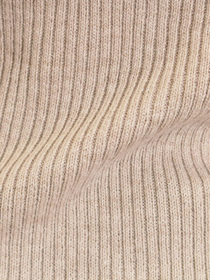 【ゆべし×Samansa Mos2】ティペット付リブニット（ブラック/レッド/ベージュ/キャメル）｜Samansa Mos2（サマンサ モスモス）通販