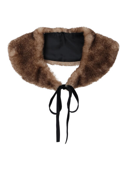 【ゆべし×Samansa Mos2】ティペット付リブニット（ブラック/レッド/ベージュ/キャメル）｜Samansa Mos2（サマンサ モスモス）通販