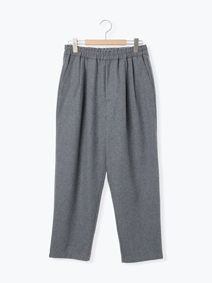 【帯電防止】ウール混テーパードパンツ《M/Lサイズ》（チャコールグレー/モカ/カーキ/キナリ）｜Samansa Mos2（サマンサ モスモス）通販