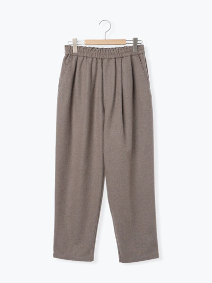 【帯電防止】ウール混テーパードパンツ《M/Lサイズ》（チャコールグレー/モカ/カーキ/キナリ）｜Samansa Mos2（サマンサ モスモス）通販