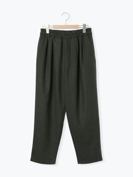 【帯電防止】ウール混テーパードパンツ《M/Lサイズ》（チャコールグレー/モカ/カーキ/キナリ）｜Samansa Mos2（サマンサ モスモス）通販