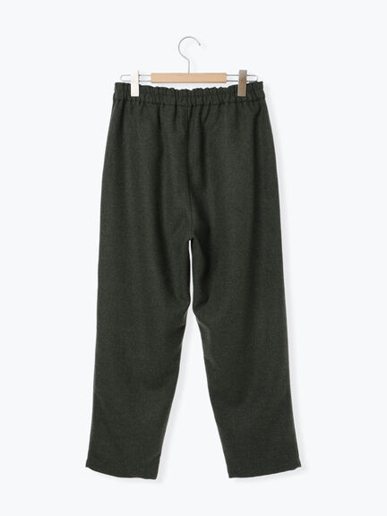 【帯電防止】ウール混テーパードパンツ《M/Lサイズ》（チャコールグレー/モカ/カーキ/キナリ）｜Samansa Mos2（サマンサ モスモス）通販