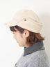 【消臭効果】コーデュロイフライトキャップ（オフホワイト/キャメル）｜Samansa Mos2（サマンサ モスモス）通販