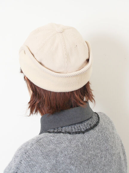 【消臭効果】コーデュロイフライトキャップ（オフホワイト/キャメル）｜Samansa Mos2（サマンサ モスモス）通販