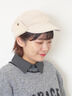 【消臭効果】コーデュロイフライトキャップ（オフホワイト/キャメル）｜Samansa Mos2（サマンサ モスモス）通販