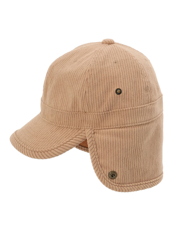 セール】 【消臭効果】コーデュロイフライトキャップ（オフホワイト