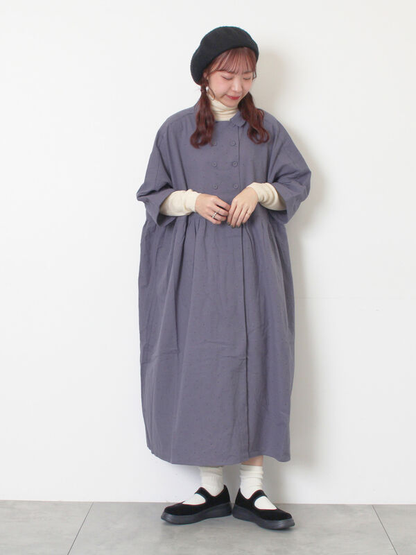 セール】 【マシンウォッシャブル】リブタートルネックニット（オフ