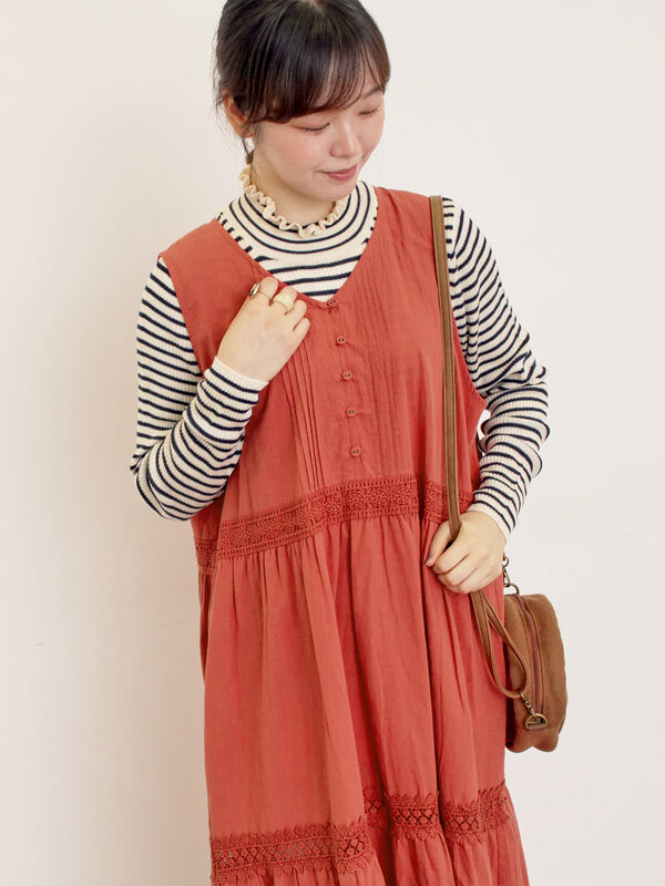 【マシンウォッシャブル】リブフリルタートルネックニット（オフホワイト/グレー/チャコールグレー/キナリ）｜Samansa Mos2（サマンサ モスモス）通販