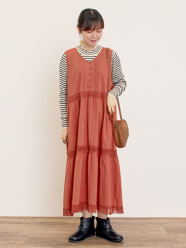 セール】 【マシンウォッシャブル】リブフリルタートルネックニット