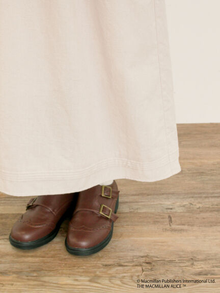 【Alice×Samansa Mos2】スタンドネック裾タックワンピ（ベージュ/サックスブルー）｜Samansa Mos2（サマンサ モスモス）通販