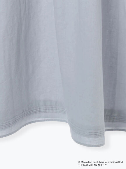 【Alice×Samansa Mos2】スタンドネック裾タックワンピ（ベージュ/サックスブルー）｜Samansa Mos2（サマンサ モスモス）通販