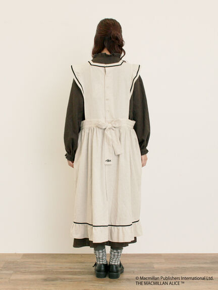 【Alice×Samansa Mos2】配色エプロンワンピース（オフホワイト/ブラック/ベージュ）｜Samansa Mos2（サマンサ モスモス）通販