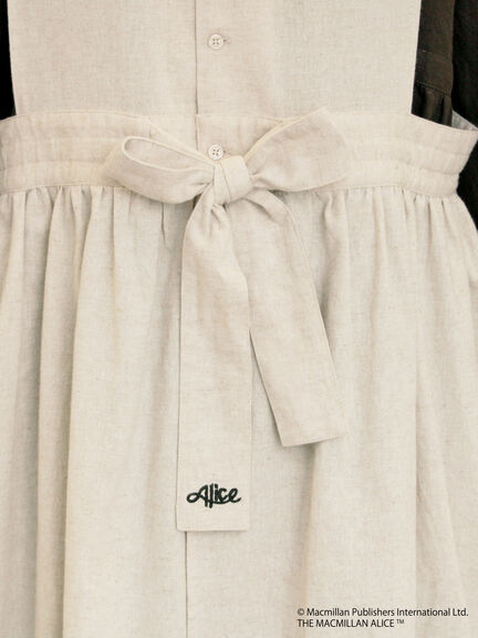 【Alice×Samansa Mos2】配色エプロンワンピース（オフホワイト/ブラック/ベージュ）｜Samansa Mos2（サマンサ モスモス）通販