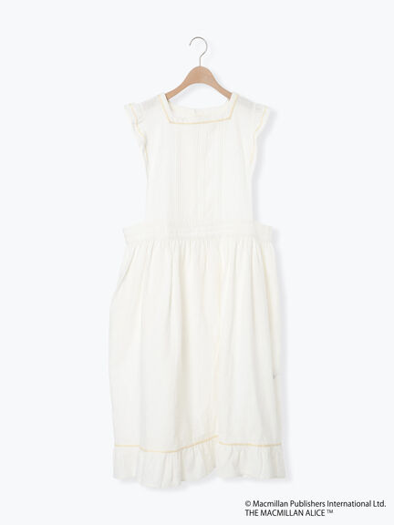 【Alice×Samansa Mos2】配色エプロンワンピース（オフホワイト/ブラック/ベージュ）｜Samansa Mos2（サマンサ モスモス）通販