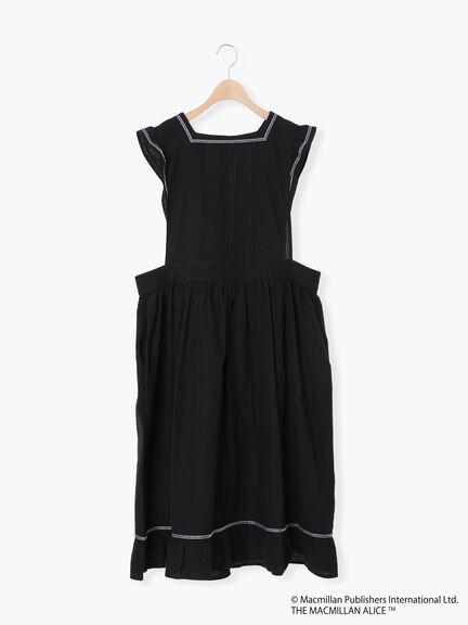 【Alice×Samansa Mos2】配色エプロンワンピース（オフホワイト/ブラック/ベージュ）｜Samansa Mos2（サマンサ モスモス）通販