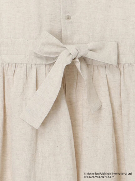 【Alice×Samansa Mos2】配色エプロンワンピース（オフホワイト/ブラック/ベージュ）｜Samansa Mos2（サマンサ モスモス）通販