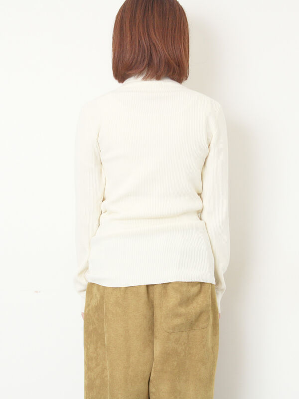 セール】 【マシンウォッシャブル】もちもちリブタートルネックニット