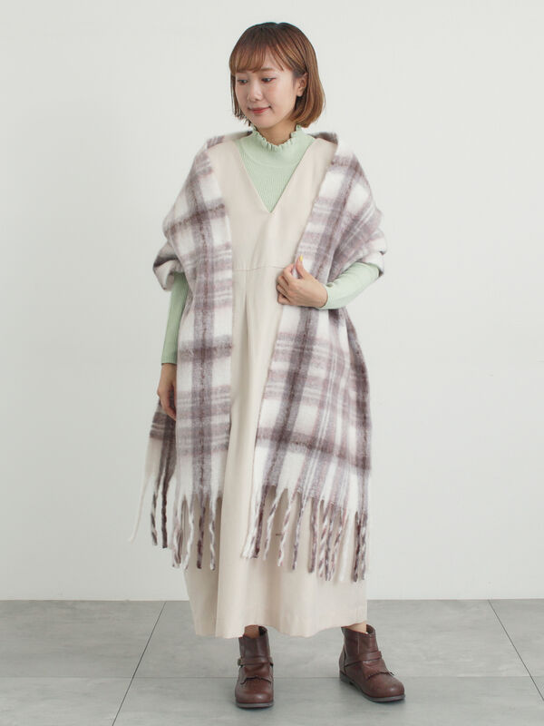 セール】 【マシンウォッシャブル】もちもちリブフリルタートルネック