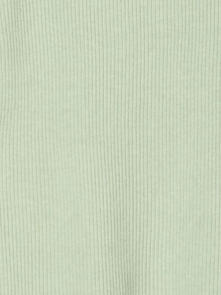 【マシンウォッシャブル】もちもちリブフリルタートルネックニット（オフホワイト/ブラック/モカ/グリーン）｜Samansa Mos2（サマンサ モスモス）通販