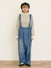 デニム/ツイルサスペンダー付きパンツ(ベージュ/ブルー/ネイビー)|Samansa Mos2(サマンサ モスモス)通販