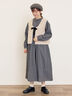 ◎刺繍ワンピース(グレー/チャコールグレー/キナリ)|Samansa Mos2(サマンサ モスモス)通販