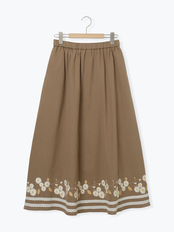 キナコ様ハンドメイドMorrisギャザースカート 洗濯機可能〉LIMONTA EAST ビンテージ タフタ ギャザー スカート