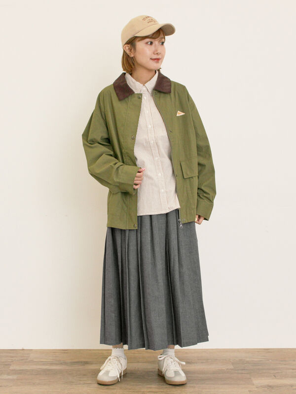 お得新作SM2×KELTY サマンサモスモス ハンティングジャケット オリーブ KELTY×Samansa Mos2】ハンティングジャケット（ブラック/ベージュ