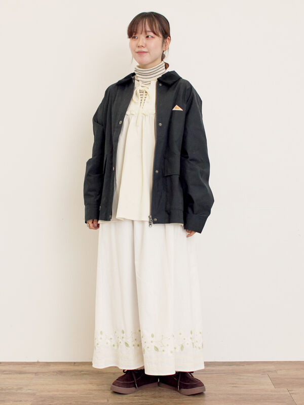 ケルティサマンサモスモスハンテイングジャケット KELTY×Samansa Mos2】ハンティングジャケット（ブラック/ベージュ