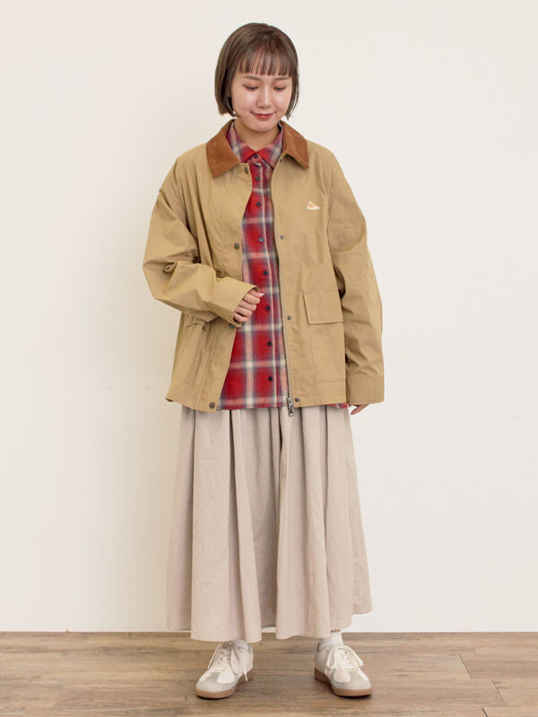 ケルティサマンサモスモスハンテイングジャケット KELTY×Samansa Mos2】ハンティングジャケット（ブラック/ベージュ