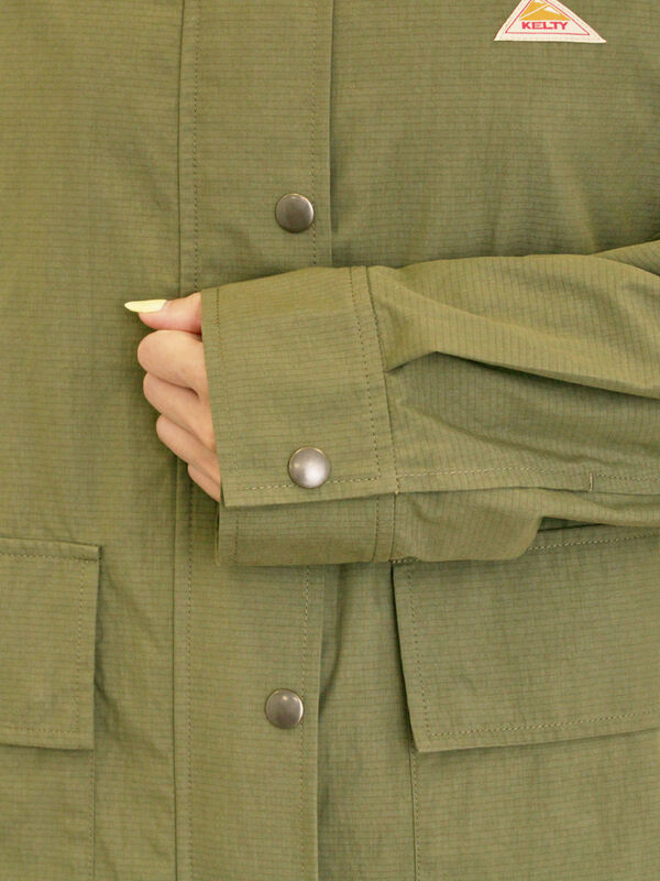 KELTY×Samansa Mos2】ハンティングジャケット（ブラック/ベージュ