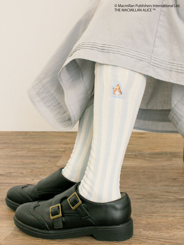 【Alice×Samansa Mos2】柄アソート刺繍ソックス（サックスブルー）｜Samansa Mos2（サマンサ モスモス）通販