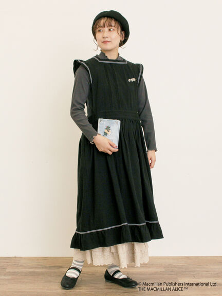 【Alice×Samansa Mos2】柄アソート刺繍ソックス（グレー/チャコールグレー/サックスブルー）｜Samansa Mos2（サマンサ モスモス）通販