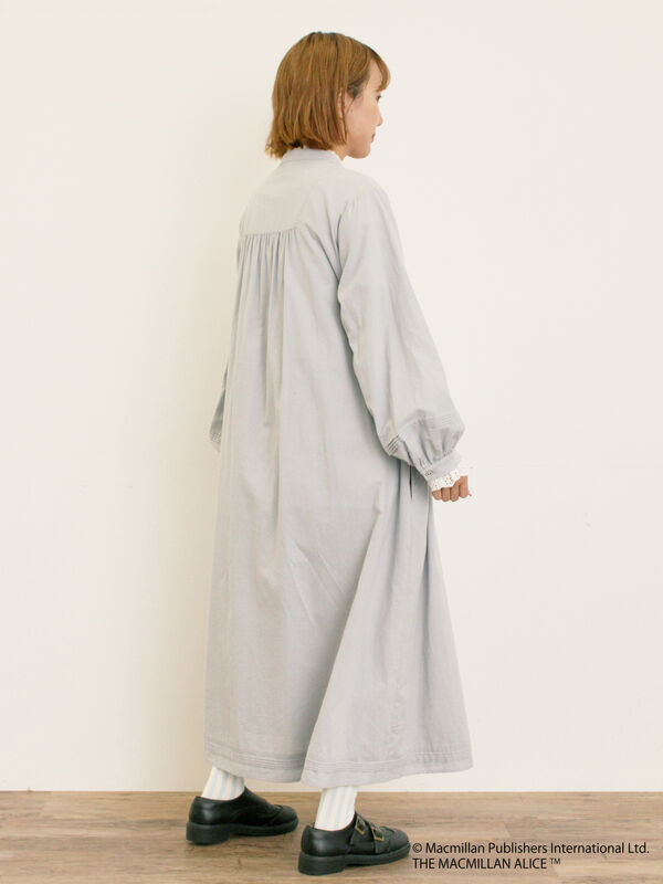 セール】 【Alice×Samansa Mos2】柄アソート刺繍ソックス（グレー