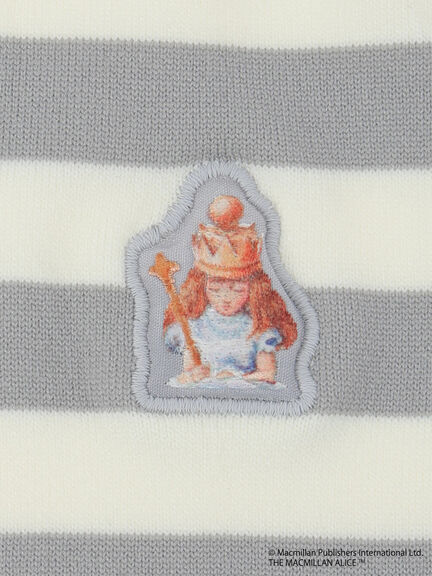 【Alice×Samansa Mos2】柄アソート刺繍ソックス（グレー/チャコールグレー/サックスブルー）｜Samansa Mos2（サマンサ モスモス）通販