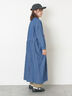 デニムバンドカラーワンピース ≪S/Mサイズ≫（ブルー）｜Samansa Mos2（サマンサ モスモス）通販