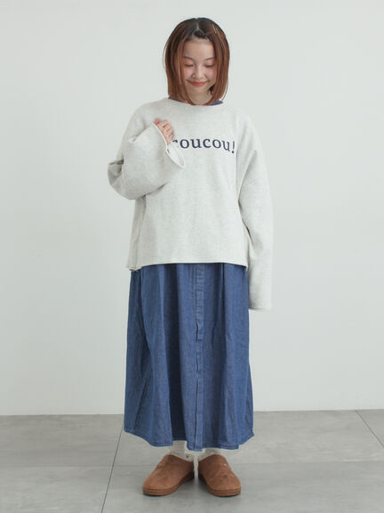 デニムバンドカラーワンピース ≪S/Mサイズ≫（ブルー）｜Samansa Mos2（サマンサ モスモス）通販