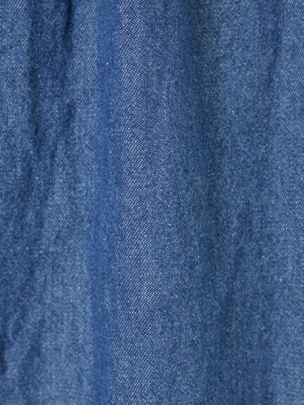 デニムバンドカラーワンピース ≪S/Mサイズ≫（ブルー）｜Samansa Mos2（サマンサ モスモス）通販