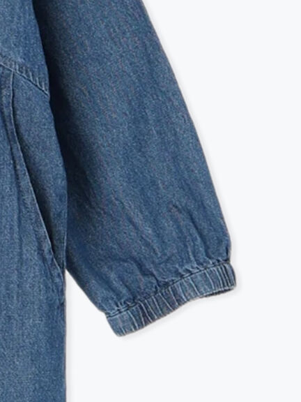 デニムバンドカラーワンピース ≪S/Mサイズ≫（ブルー）｜Samansa Mos2（サマンサ モスモス）通販