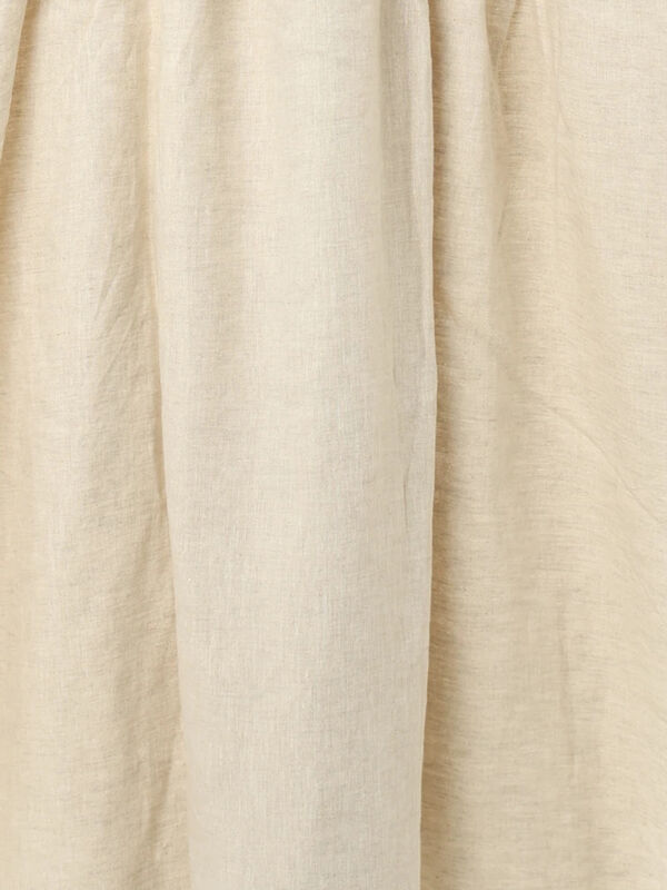 立川限定】リネンレイヤード2WAYエプロンワンピース（オフホワイト