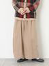 [帯電防止裏地]裾切替バルーンパンツ《M/Lサイズ》（ベージュ）｜Samansa Mos2（サマンサ モスモス）通販