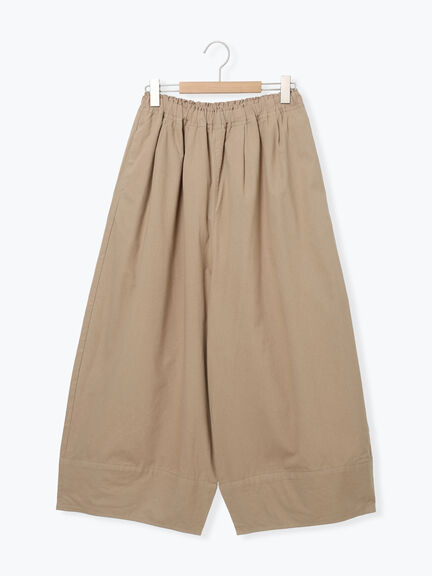 [帯電防止裏地]裾切替バルーンパンツ《M/Lサイズ》（ベージュ/ネイビー/キナリ）｜Samansa Mos2（サマンサ モスモス）通販