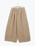 [帯電防止裏地]裾切替バルーンパンツ《M/Lサイズ》（ベージュ/ネイビー/キナリ）｜Samansa Mos2（サマンサ モスモス）通販