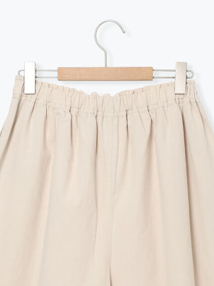 [帯電防止裏地]裾切替バルーンパンツ《M/Lサイズ》（ベージュ/ネイビー/キナリ）｜Samansa Mos2（サマンサ モスモス）通販